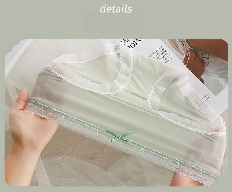 Product Introduction of 4 Pack Ice Silk Seamless Panties Ultra-Thin Quick-Drying Breathable Mid Waist Antibacterial Girl Student Briefs Lingerie Women Lady Basic Minimalist Womenswear Comfort Innerwear Seamless Ice Silk Low Waist Panty 6