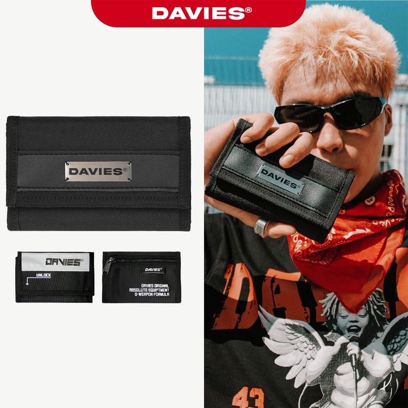 Ví cầm tay nam phản quang Warrior Ví ngắn local brand Davies