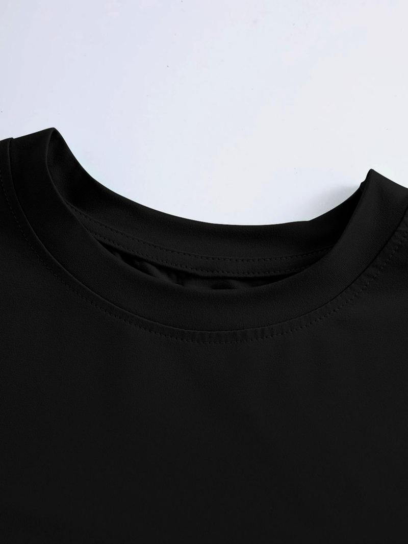 Product Introduction of Men's Regular Fit Shark Print Round Neck Tee, Casual Short Sleeve T-shirt for Daily Wear, Men's Summer Clothes 7