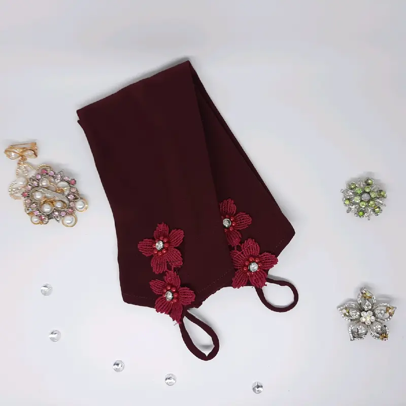 Handsock Tiara Premium Luxury Manset Sarung Tangan Muslimah Kekinian 1