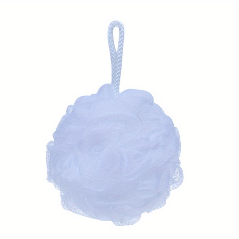 Bathing Loofah with Rope, 1 Count Solid Color Bathing Ball, Shower Exfoliating Ball, Bathroom Supplies for Home Use, Bathroom Accessories 7