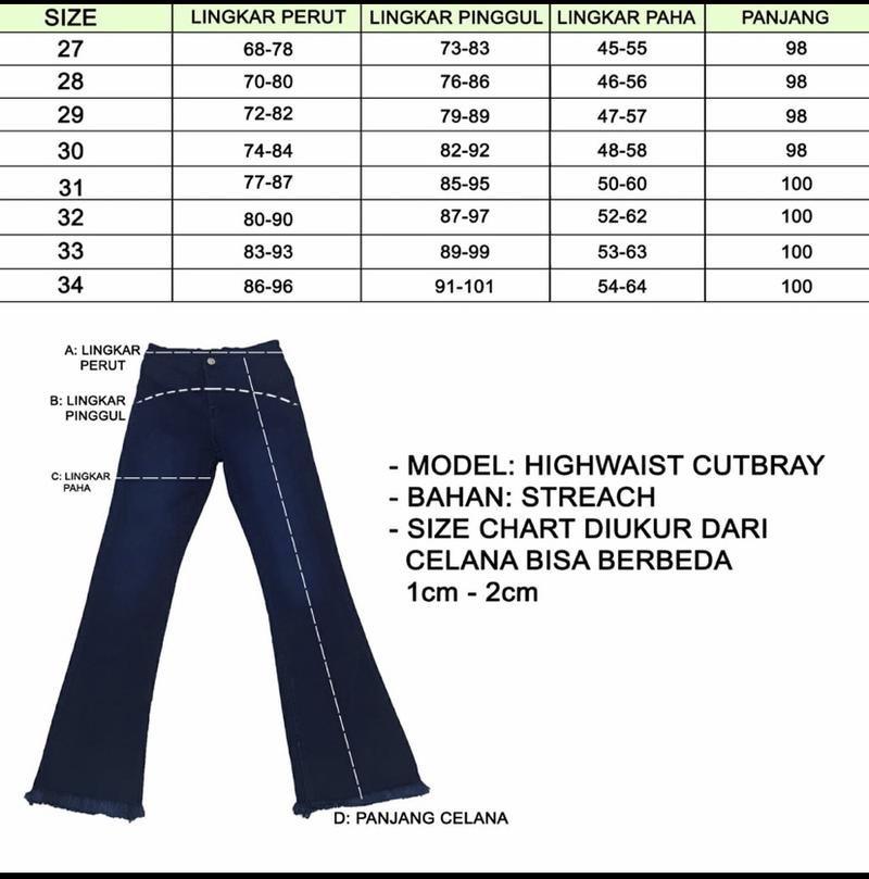 Product Introduction of SNAB - Celana jeans cutbray kancing 2 jumbo 0