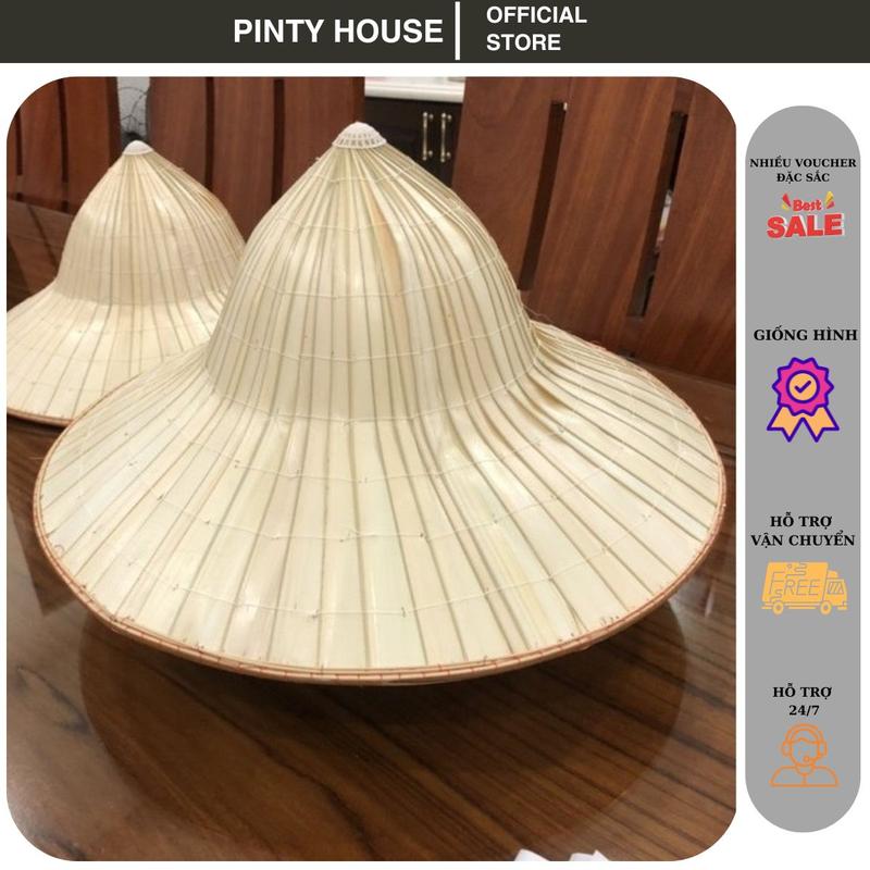 Nón Lá Cọ Mũ Lâm Sung Vành Rộng Chống Nắng Đi Du Lịch Câu Cá Phụ Kiện Đội Đầu Unisex Nam Sport - Đường Kính Vành Nón 40cm