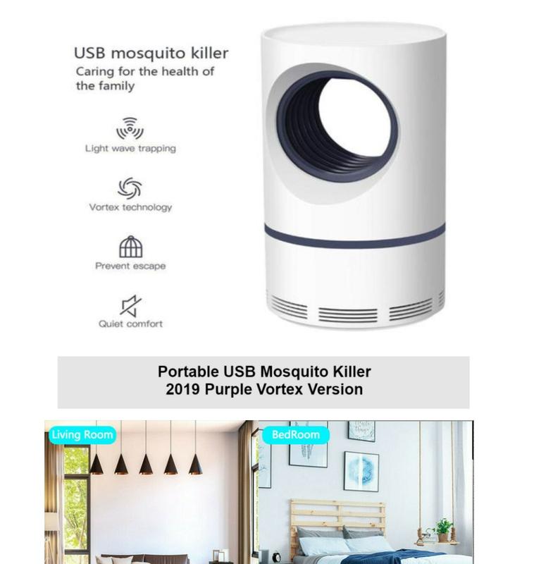 Product Introduction of USB Mosquito Trap Lamp Mosquito Killer Lamp Insect Killer Lamp Anti Mosquito Fly Killer Lamp Pest Control ALL-MOS/USB 2
