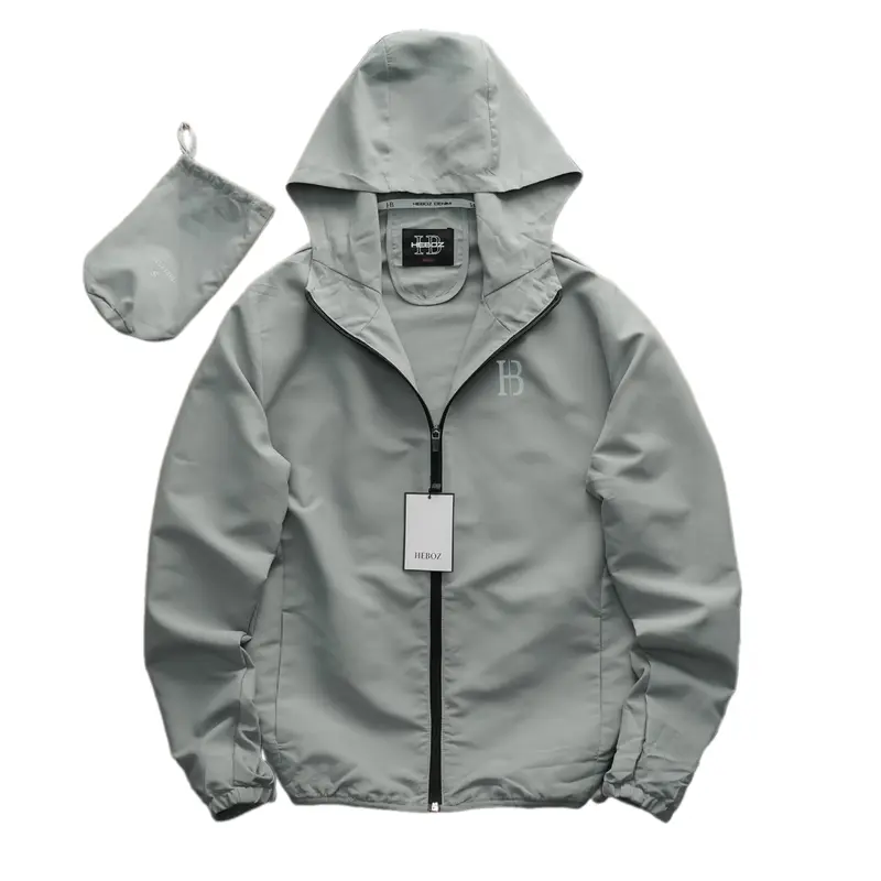 [HẾN STORE MENSWEAR] Áo khoác gió chống nắng Heboz 4M, áo khoác nam đi mưa nhẹ - 00002162 0