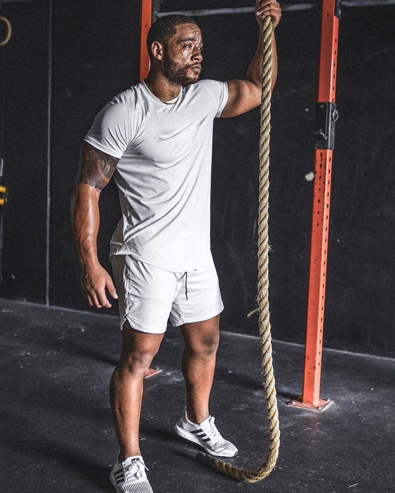 Product Introduction of T-Shirt Summer Sports Fitness Short Sleeve Men'S Quick Dry Training T-Shirt 6