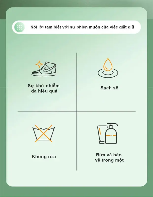 【CL】T Kem Đánh Giày - Sáp Tẩy Trắng Giày - Sáp Vệ Sinh Giày Đa Năng 260g 6