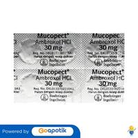 Gambar MUCOPECT 30 MG BLISTER 10 TABLET dari Apotek Potenza Jakarta by GoApotik Kota Administrasi Jakarta Selatan 2 Tokopedia