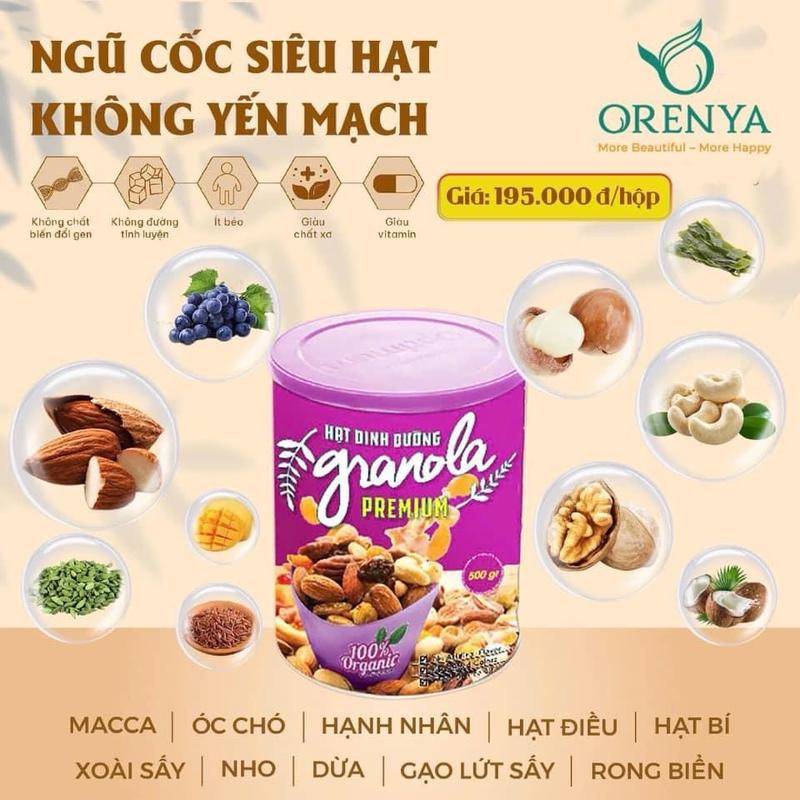 Hạt Dinh Dưỡng granola premium 500gram 6
