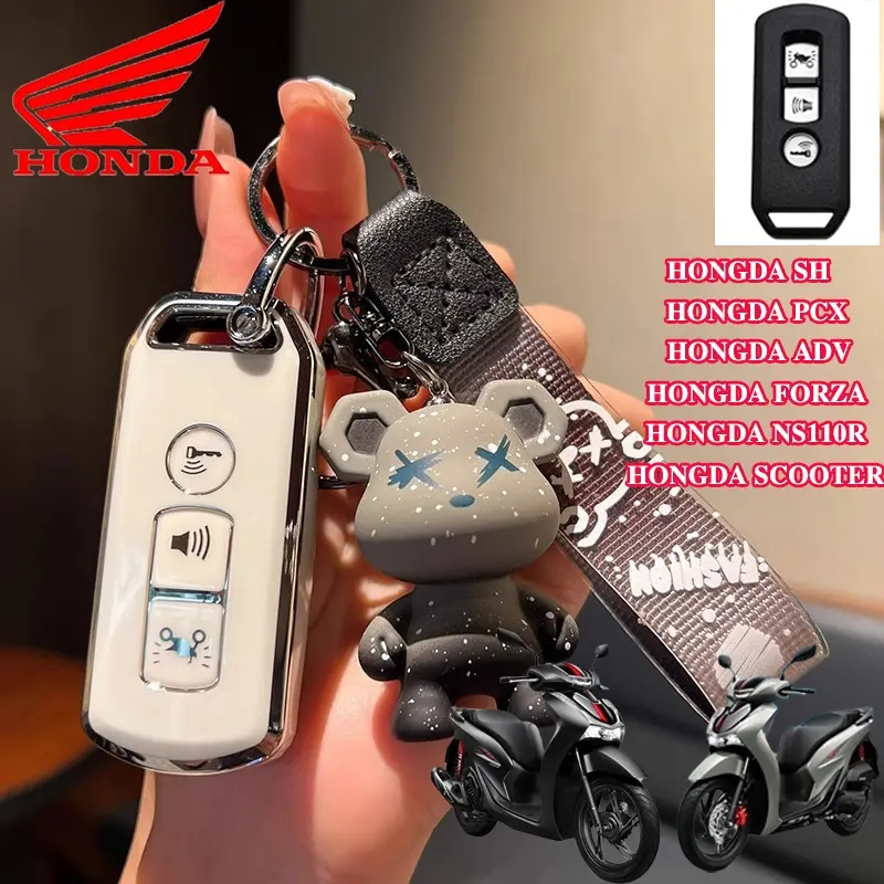 Vỏ chìa khóa điều khiển từ xa ô tô, TUP, Thích hợp cho Honda SH Mode / SH 125-150 / SH150 2021 / PCX150 / PCX2016-2020 / ADV / FORZA 300 / NS110R / Vỏ chìa khóa xe tay ga