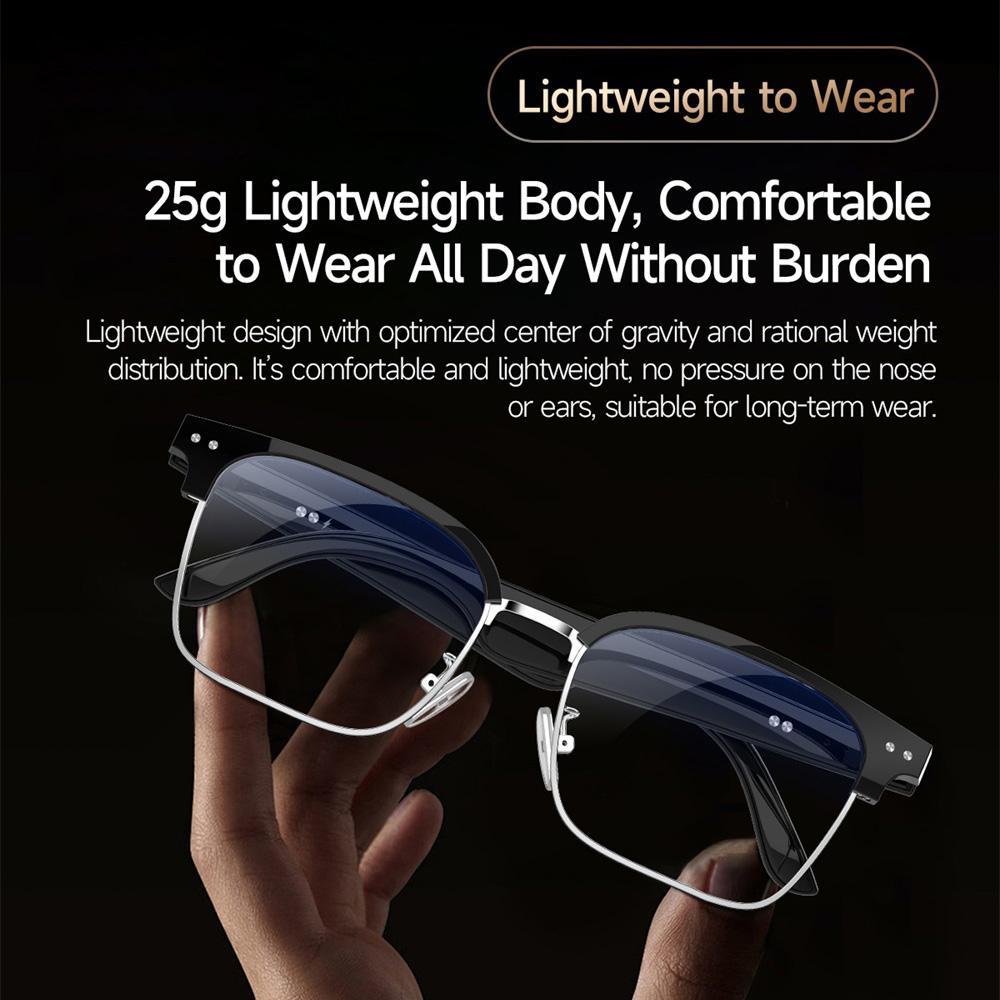 2025 Newest Waterproof AI Blue Tooth Audio Call Smart Glasses Intelligent Dialogue Video Translation Voice Assistant Sunglasses