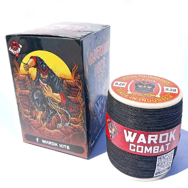 Gelasan Matot Tournament Warok BLACK STRINGS 0,22 Import ( Bahan Senar Matot Hitam Import ) 8