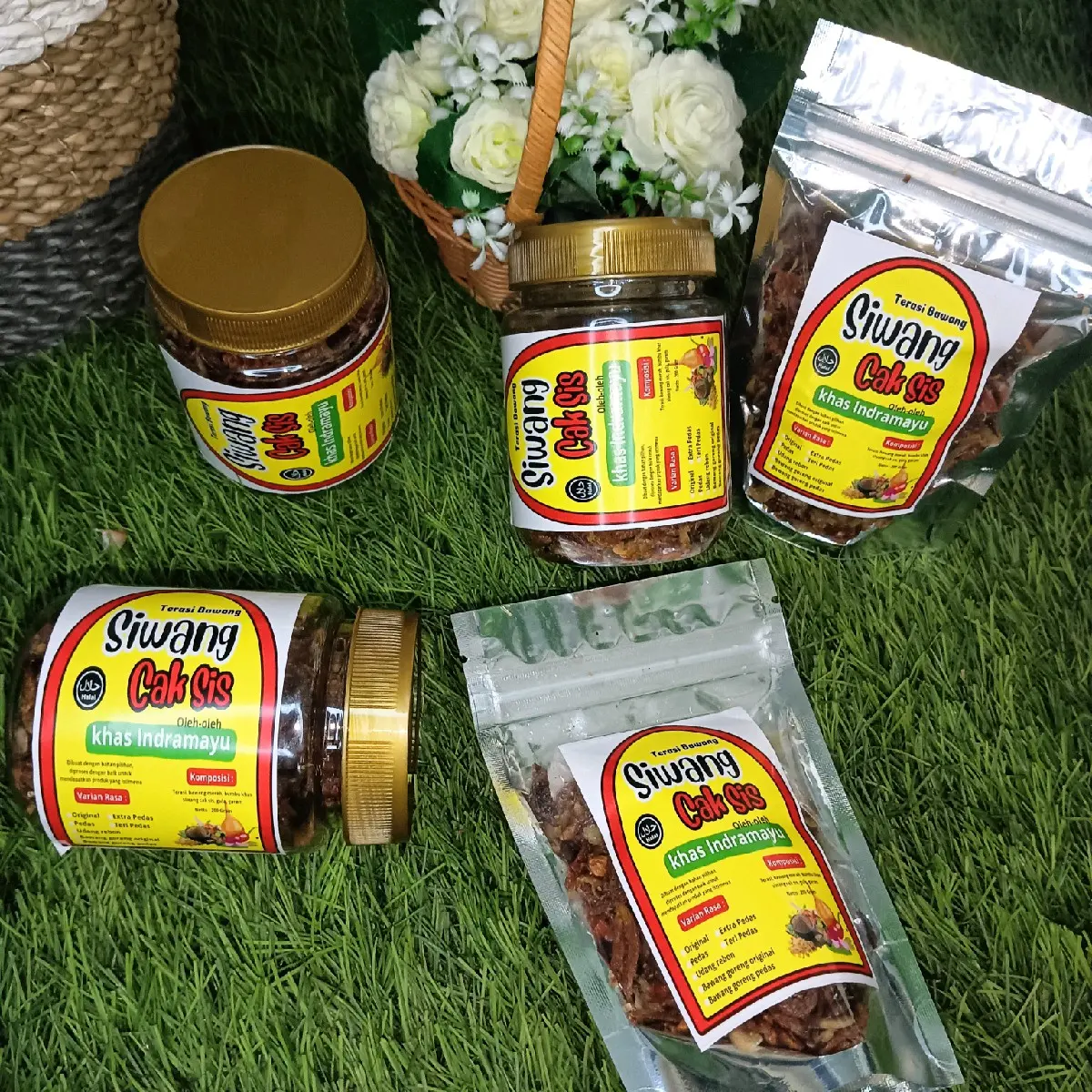 SIWANG CAK SIS (Terasi bawang) Alami Organik Pedas