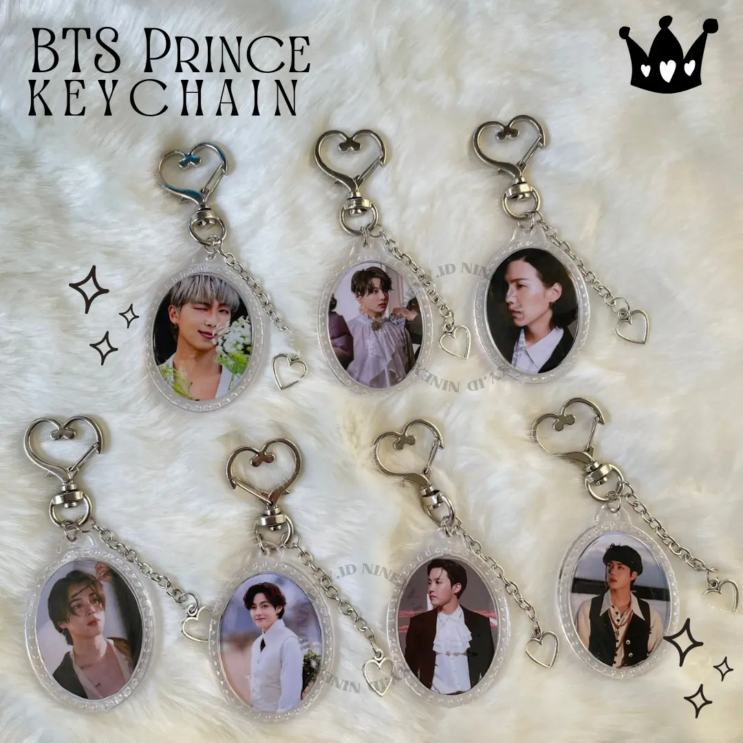 Gantungan kunci / keychain / keyring / ganci bts prince jungkook taehyung jimin suga jin jhope kim namjoon Key Chains