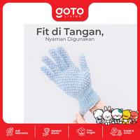 Gambar (Best Offer) Goto [COD] Truvic Bath Glove Sarung Tangan Mandi Penggosok Badan Penghilang Daki - 2FN PURPLE dari Goto Living Kota Tangerang 4 Tokopedia