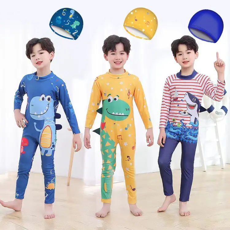 Bộ Đồ Bơi Trẻ Em, Dài Tay, Dành Cho Bé Trai Và Bé Gái, Đồ Bơi Cho Em Bé Trai Và Bé Gái, Thích Hợp Cho Bé, Được Vận Chuyển Từ Thái Lan, Bộ Đồ Bơi