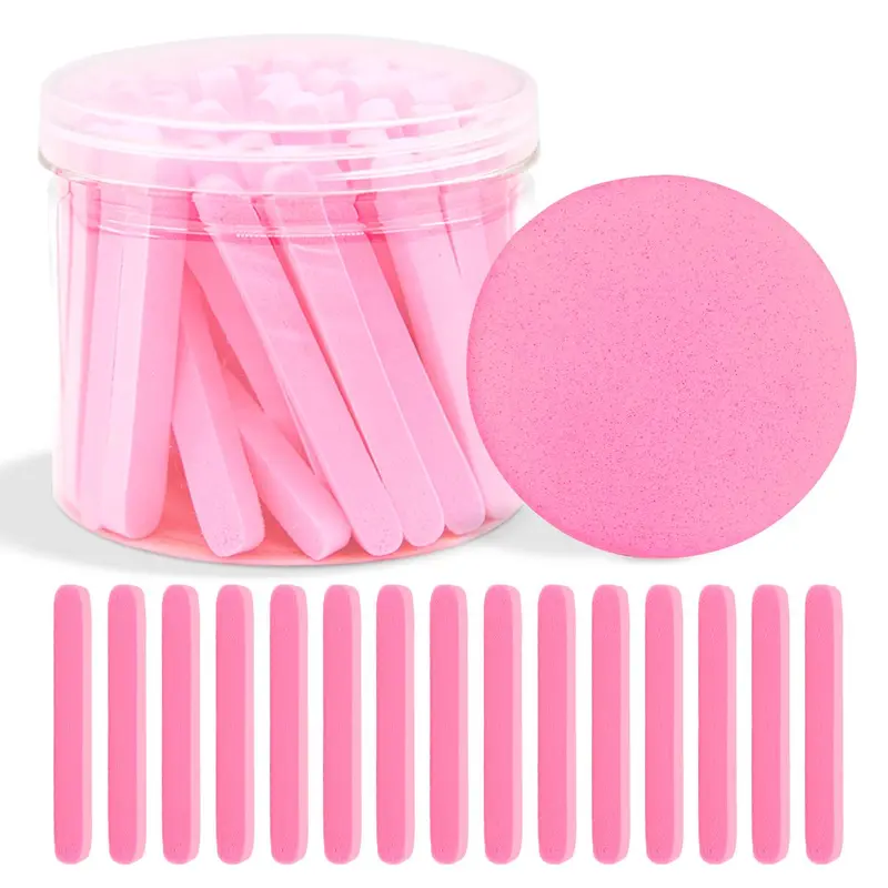 Facial Cleansing Sponge (60pcs), Face Wash Sponge, Makeup Remover Sponge, Exfoliating Wash Round Sponge, Skincare Tools for Women & Girls 0