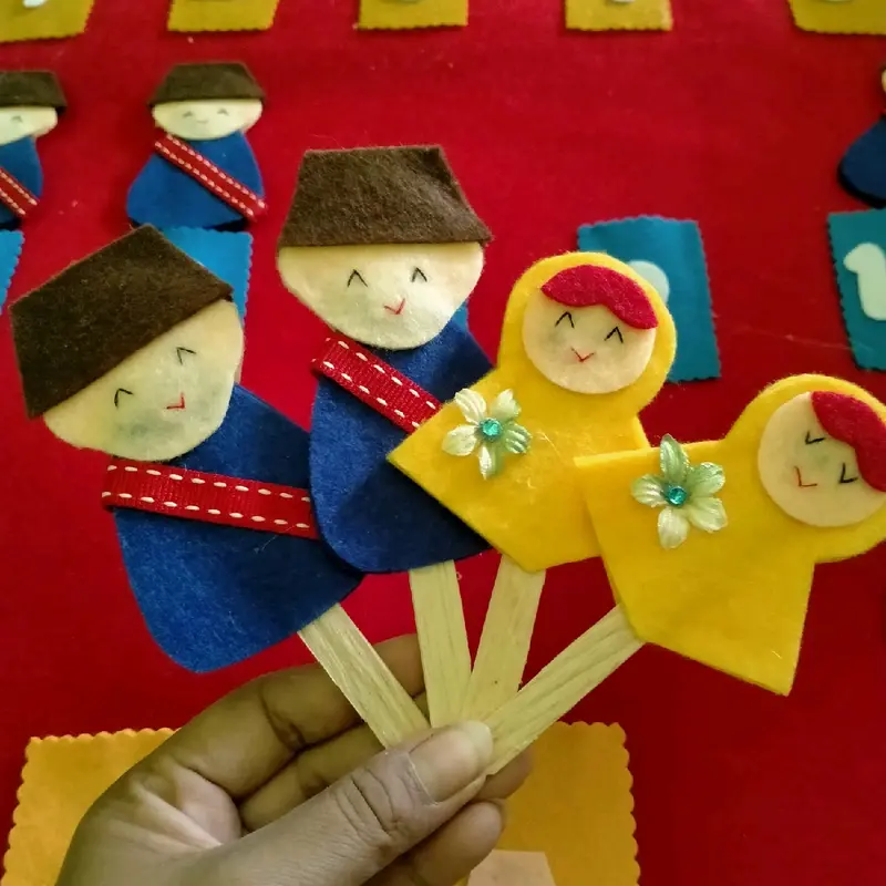 stik karakter absensi//karakter hijab//stik absen/pelengkap absen anak SD 7
