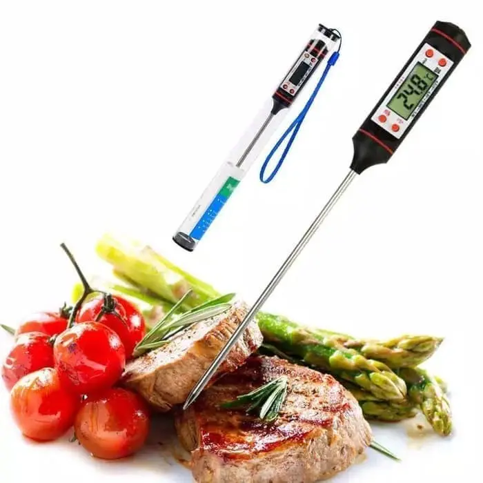 Termometer makanan digital thermometer dapur pengukur suhu temperatur makanan minumam