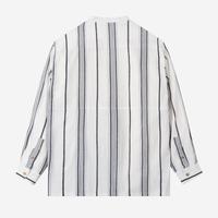 Gambar Baju Muslim Duha Muslimwear - Baraa Shirt Long Sleeve - White Black dari Duha Muslim Wear Kota Tangerang 5 Tokopedia