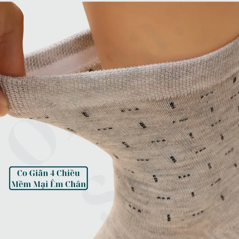 Hộp 5 Đôi Tất dài nam cao cấp,lịch sự Menswear 6