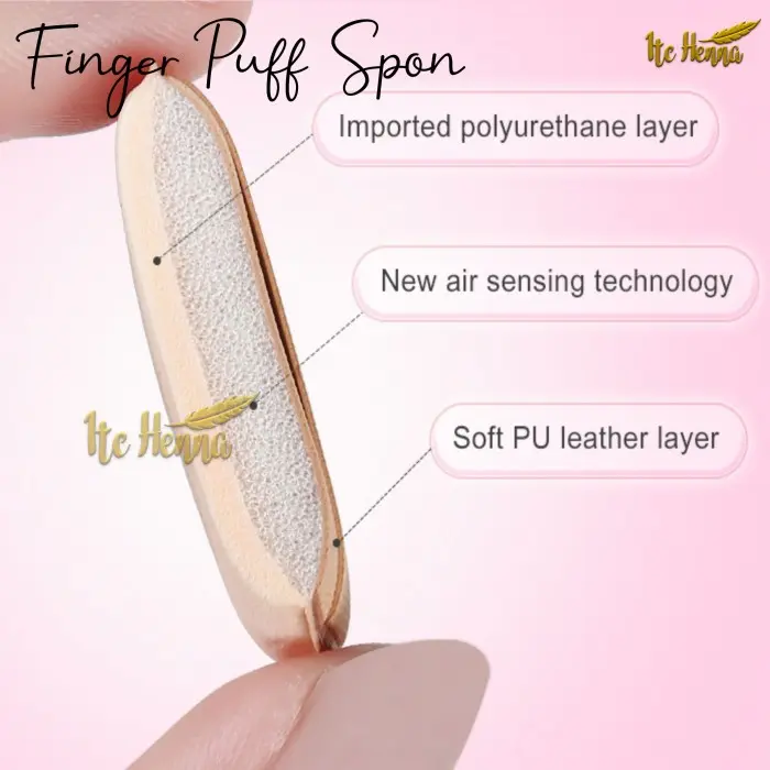 Murah meriah!!! Finger Spons Puff Spon Bedak Mini Sponge Concealer / Foundation 3