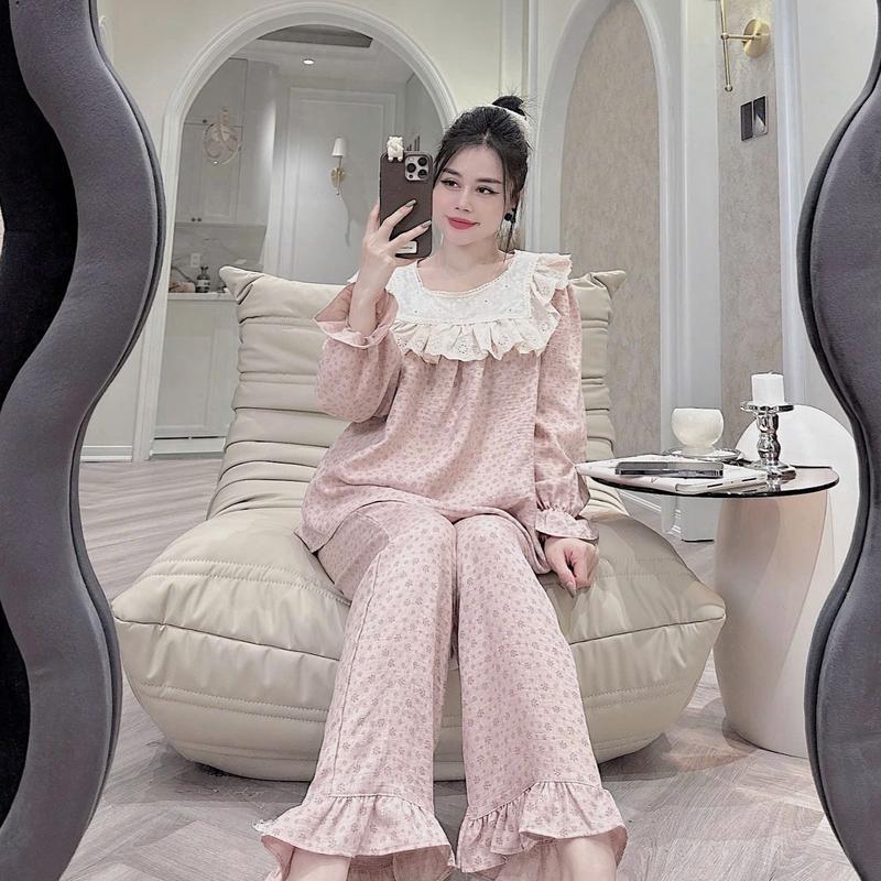 Bộ Quần Áo Nữ Tay Dài Quần Dài - Mã E66 0