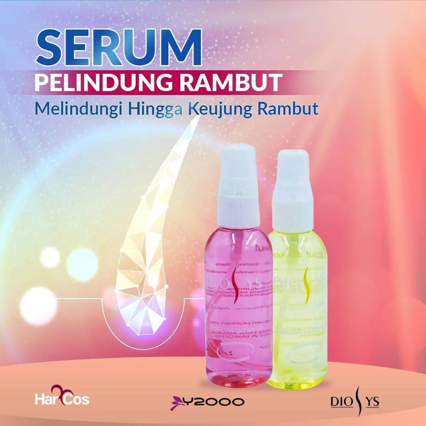 Diosys Serum Pelindung & Vitamin Rambut 60ml Haircare