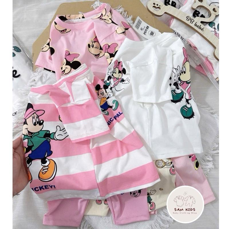 Bộ mickey hồng cho bé gái - Sam kids 4