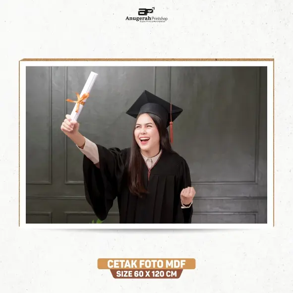 Cetak foto wisuda tempel didinding free pengait ukuran Big Size | Hadiah wisuda | Hiasan Dinding | Kado Wisuda | Modern Dipasang di Dinding 3