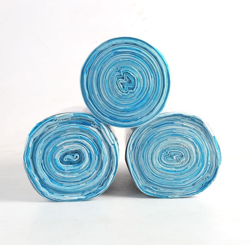 Product Introduction of Beg Sampah, Arnab Hati Biru, Reka Bentuk Comel Kartun, Mudah Alih, Tebal, Cetak, 100 Keping, Sesuai untuk Dapur Isi Rumah disposable dengan pemegang plastik sampah 13