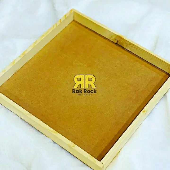 Nampan Baki Kayu 25x25x3 Tray Kayu Kotak Seserahan Kotak Hantaran Keranjang Kayu Kotak Kayu 0