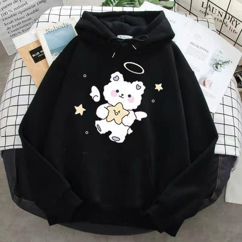 FREESHIP Sét bộ áo hoodie mũ cừu thiên thần MIX quần bom chunTHỜI TRANG HÀN QUỐC, Áo hoodie nam nữ thiết kế thời trang  Red Shop Fashion 7