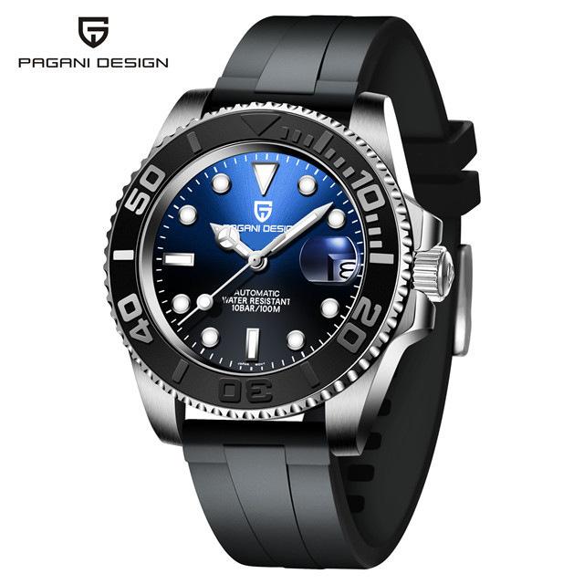 Đồng Hồ Nam PAGANI DESIGN Submariner-PD1651,Niềng Gốm CERAMIC,Máy Cơ Sk Nhật,Mặt Kính Sapphire, Chống Nước 100M,Mặt Size 40mm( Watch Đeo Tay Nam