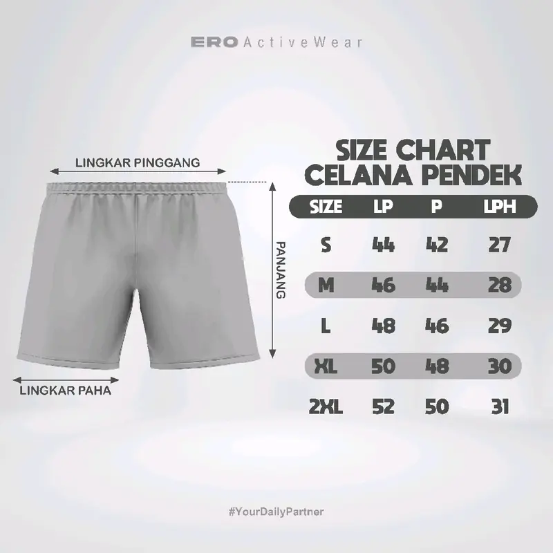Celana Olahraga Pendek ERO Activewear 5