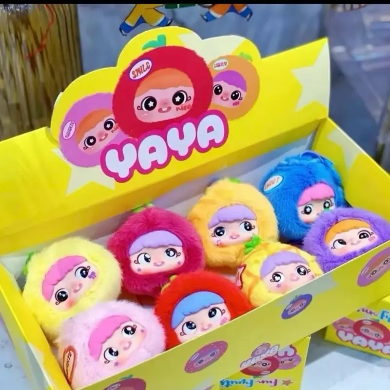 [có sẵn] Blindbox yaya v2 trái cây siêu dễ thương ,hàng chính hãng lẻ 1 box tự khui Thú Bông 0