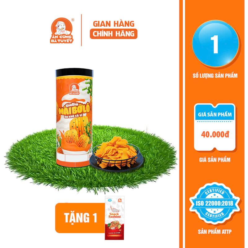 Snack Bim Bim  Mái Bờ Lô tặng 1 gói Sashimi - Ăn Cùng bà Tuyết Đồ Ăn Vặt Việt Nam