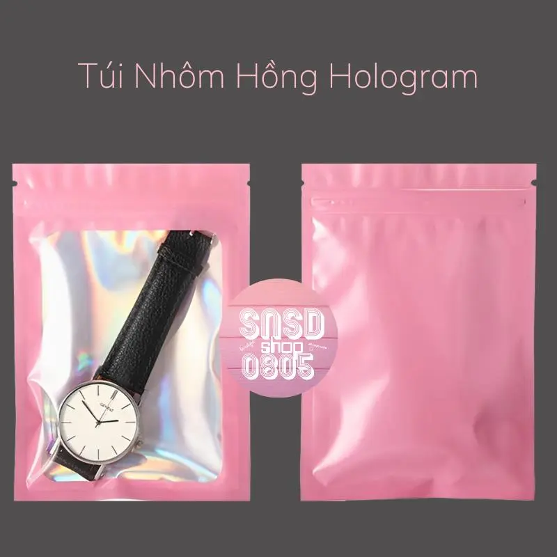 [SS originality]  (Nhiều Size - Mẫu) Túi Zip Hologram Nhiều Màu, Màu Pastel Macaron, Phong Bì, Đồ Gói Photocard, Postcard, Polaroid, Túi Gói Trang Sức 5