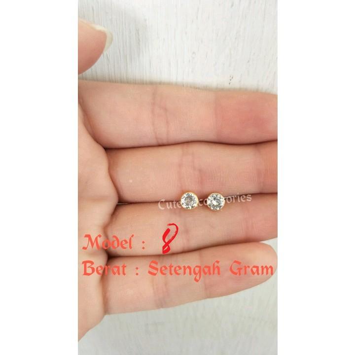 Anting giwang titanium anti luntur & karat 5