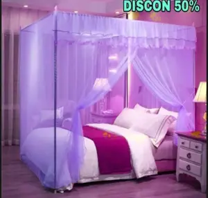 KELAMBU POLOS JUMBO 200cm x 200cm, KELAMBU UNTUK MENGHIASI DAN MELINDUNGI TEMPAT TIDUR DARI SERANGAN NYAMUK