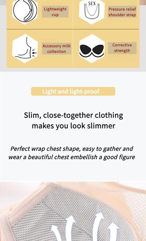 Product Introduction of Women Áo Ngực Nữ, LiYOMI, Ren Mỏng Thoải Mái, Độn Ngực, Chống Chảy Xệ, Không Gọng, Đồ Lót Nữ, [Áo Ngực Ngoại Cỡ] Bra Voi Voan 18