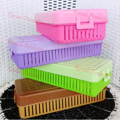 Kotak Sabun Tutup / Keranjang Sabun / Tempat Pensil / Tempat Serbaguna Warna / Multicase