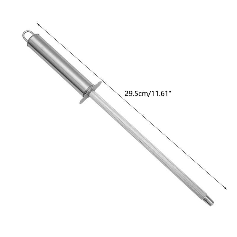 Product Introduction of Knife Sharpening Rod 12 Inch Kitchen Honing Steel Knife Sharpening Carbon Steel 20