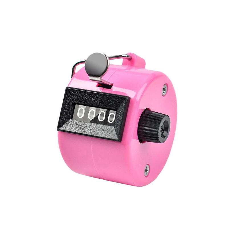 Product Introduction of Mini Exercise Counter 4 Digit Number Manual Held Tally Counter  School Exercise Manual Counting Device 25
