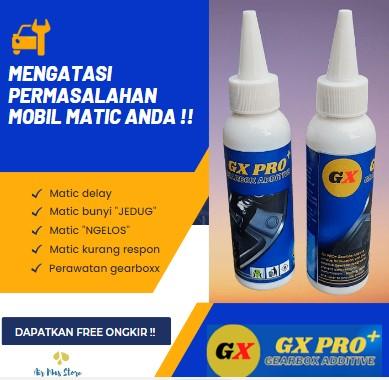 READY PAKET 2 BOTOL GX PRO PLUS  GEARBOXX 75ML CAIRAN ADDITIVE PENAMBAH OLI MOBIL MATIC MENCEGAH MASALAH GIGI MOBIL MATIK BUNYI JEDUG DELAY NOT RESPON DAN MASALAH GIGI MATIK LAINNYA  PERAWATAN GIGI MOBIL MATIK Engine 2