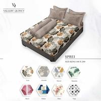 Gambar Vallery Quincy - Sprei King 180x200x30 Bantal 4 - New Motif - Lyra dari Lady Rose Sprei Kab. Bandung 1 Tokopedia