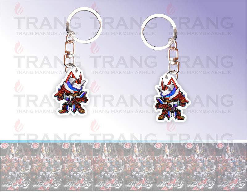 Gantungan Kunci Akrilik Kamen Rider geats Final Form/Acrylic Keychain Kamen Rider geats Final Form Ganci Ganci 2