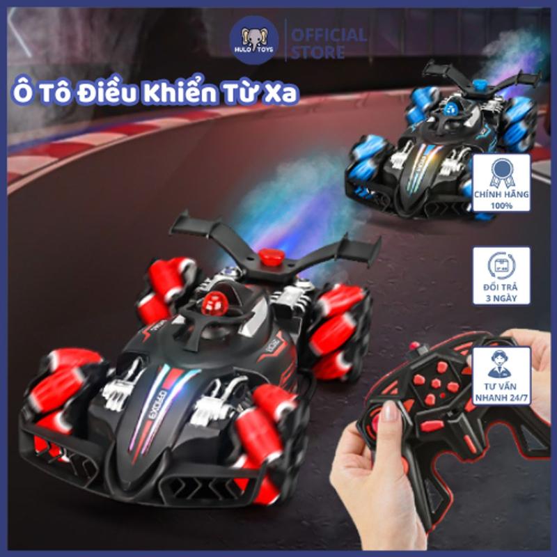 Ô Tô Điều Khiển Từ Xa Hulo Toys - Ô Tô Đồ Chơi Trẻ Em, Ô Tô Điều Khiển 360 Độ Xoay 8 Hướng, Có Đồng Hồ Điều Khiển & Đèn