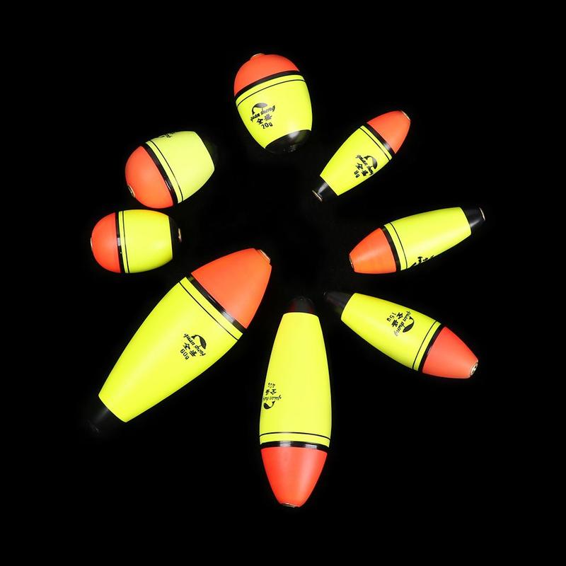 Long/oval Buoyancy Cat fish Fishing Float Ball Boia Bobber Eva Foam 4