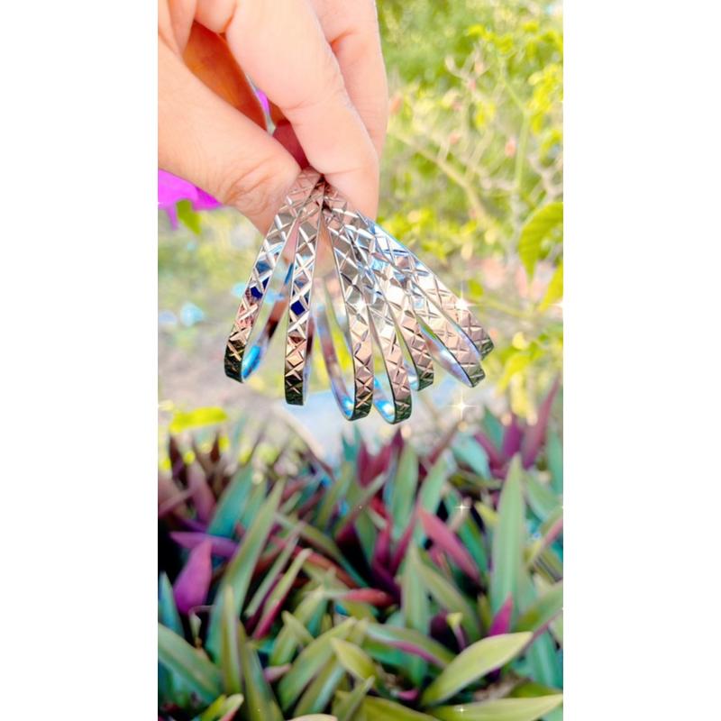 Vòng ximen titan trắng không khoá bộ 7 vòng tay ximen XX 3.5 ly - Vòng tay titan không rỉ Phụ Kiện Titan